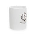 Jacksonville Society Park Ceramic Mug — Elegant Crest Logo Coffee Cup (11oz, 15oz)