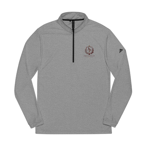 Embroidered Quarter-Zip Pullover — Performance adidas® Golf Jacket