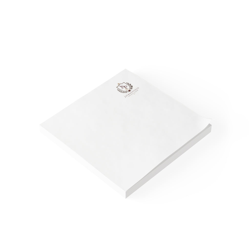 Personalized Crest Post-it Note Pad – Jacksonville Shield Sticky Notes