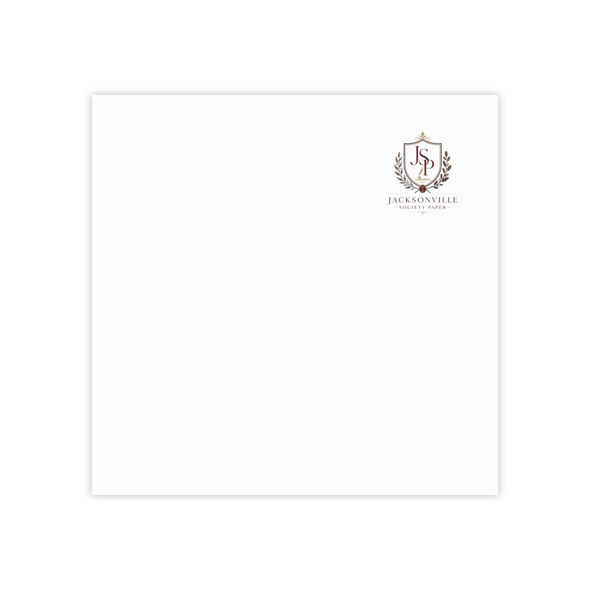 Personalized Crest Post-it Note Pad – Jacksonville Shield Sticky Notes